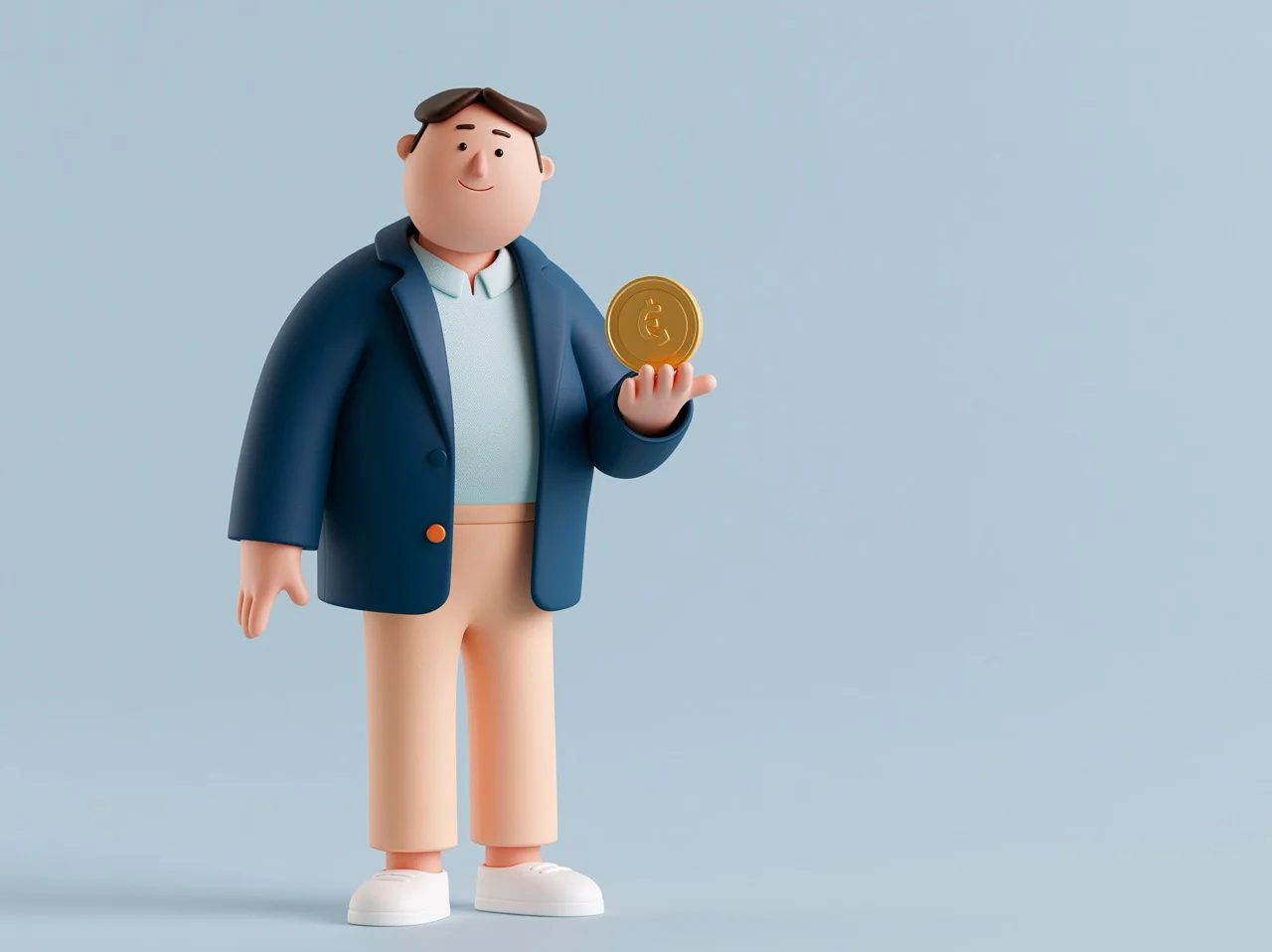 3D clay business character — image 2