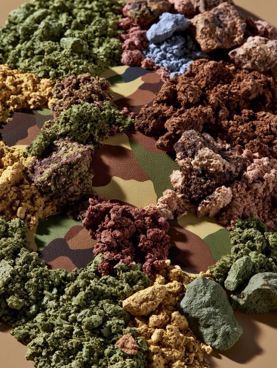 camouflage palette color --ar 3:4 --raw --profile 9gfqdl1