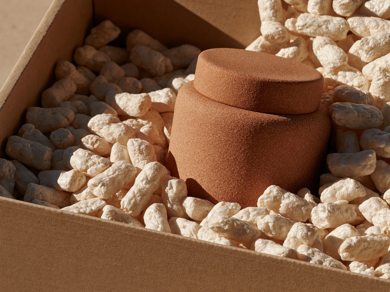 Cornstarch packing peanuts — image 2