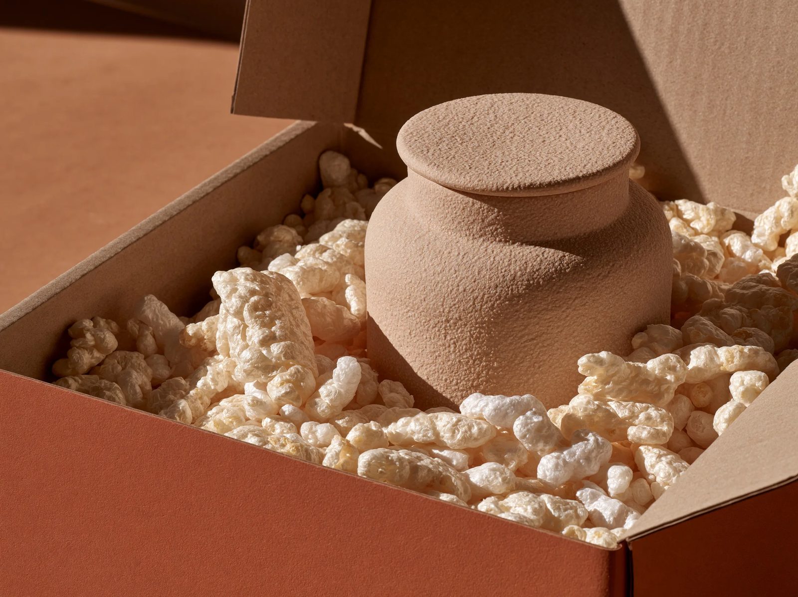 Cornstarch packing peanuts — image 3