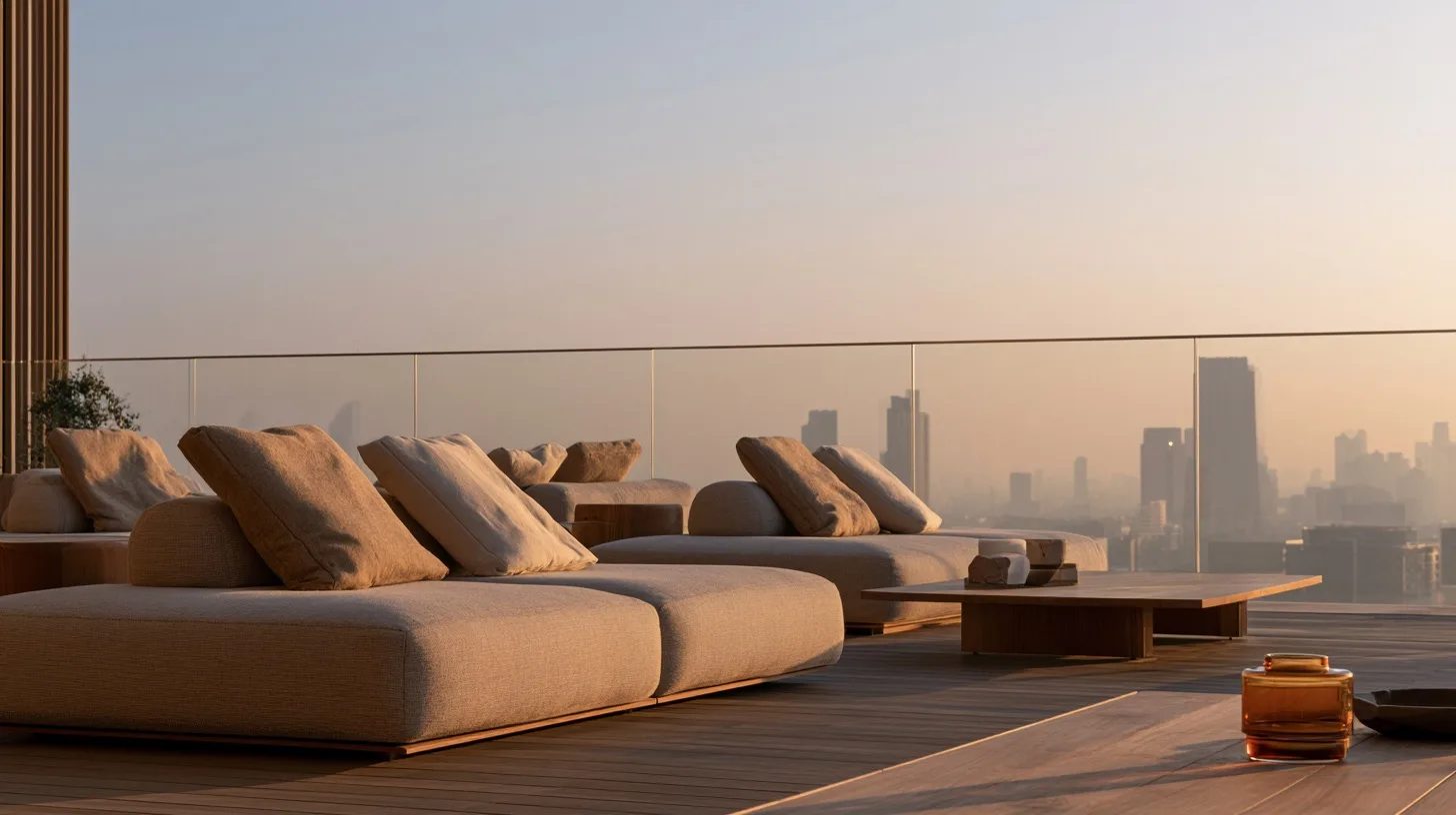 corporate rooftop terrace — image 4