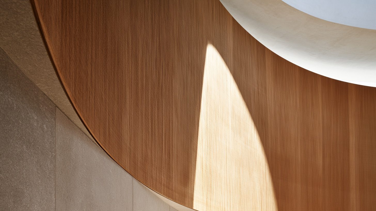 Curved cedar millwork — image 2