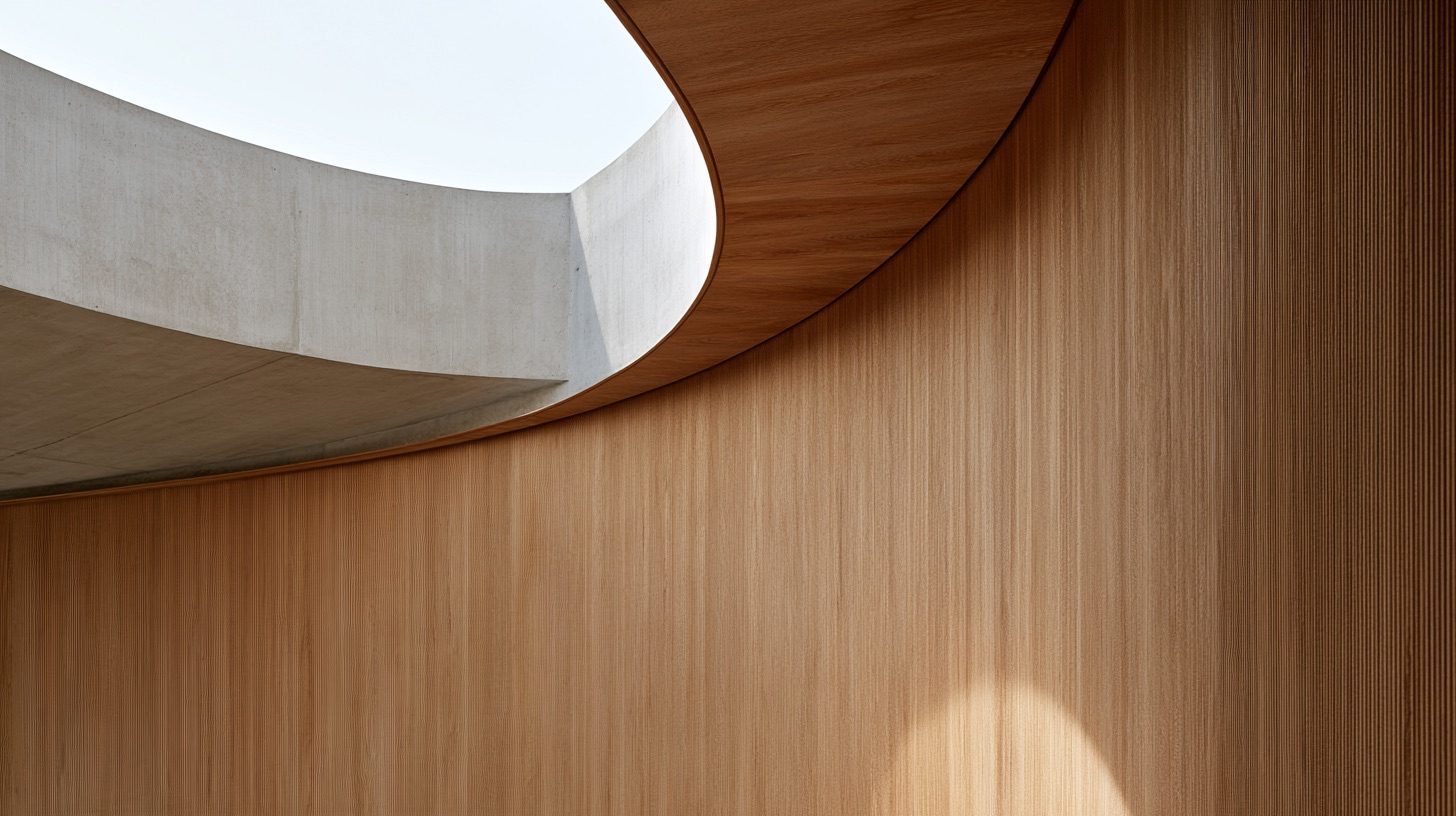 Curved cedar millwork — image 3
