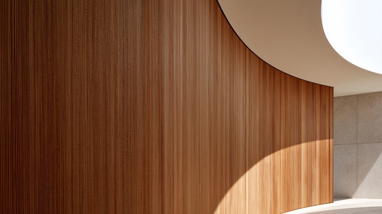 Curved cedar millwork — image 4