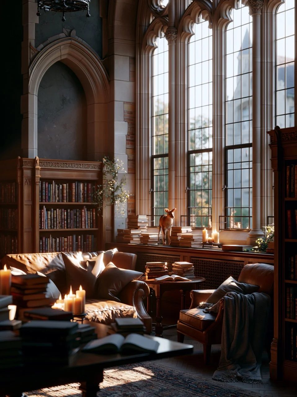 Prompt: dark academia