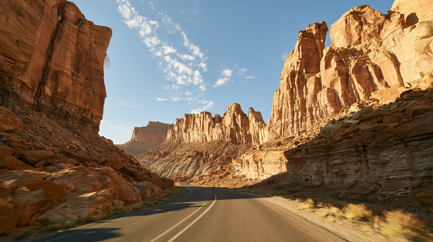 Desert canyon highway — image 2