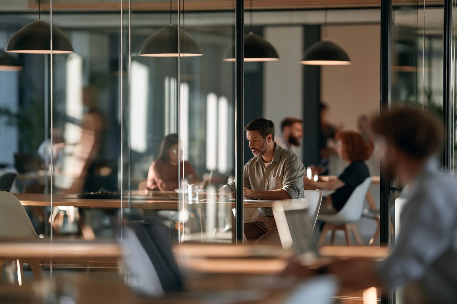 frameless glass partition — image 2