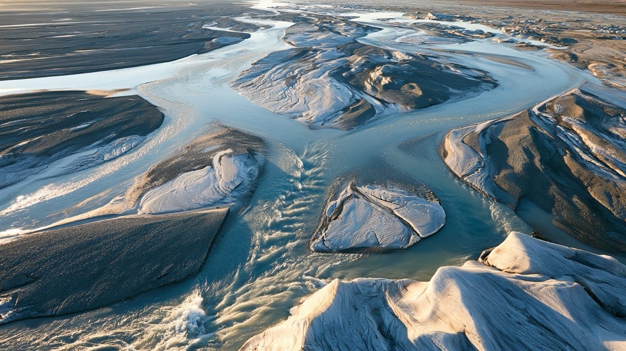 Glacial braided river — image 2