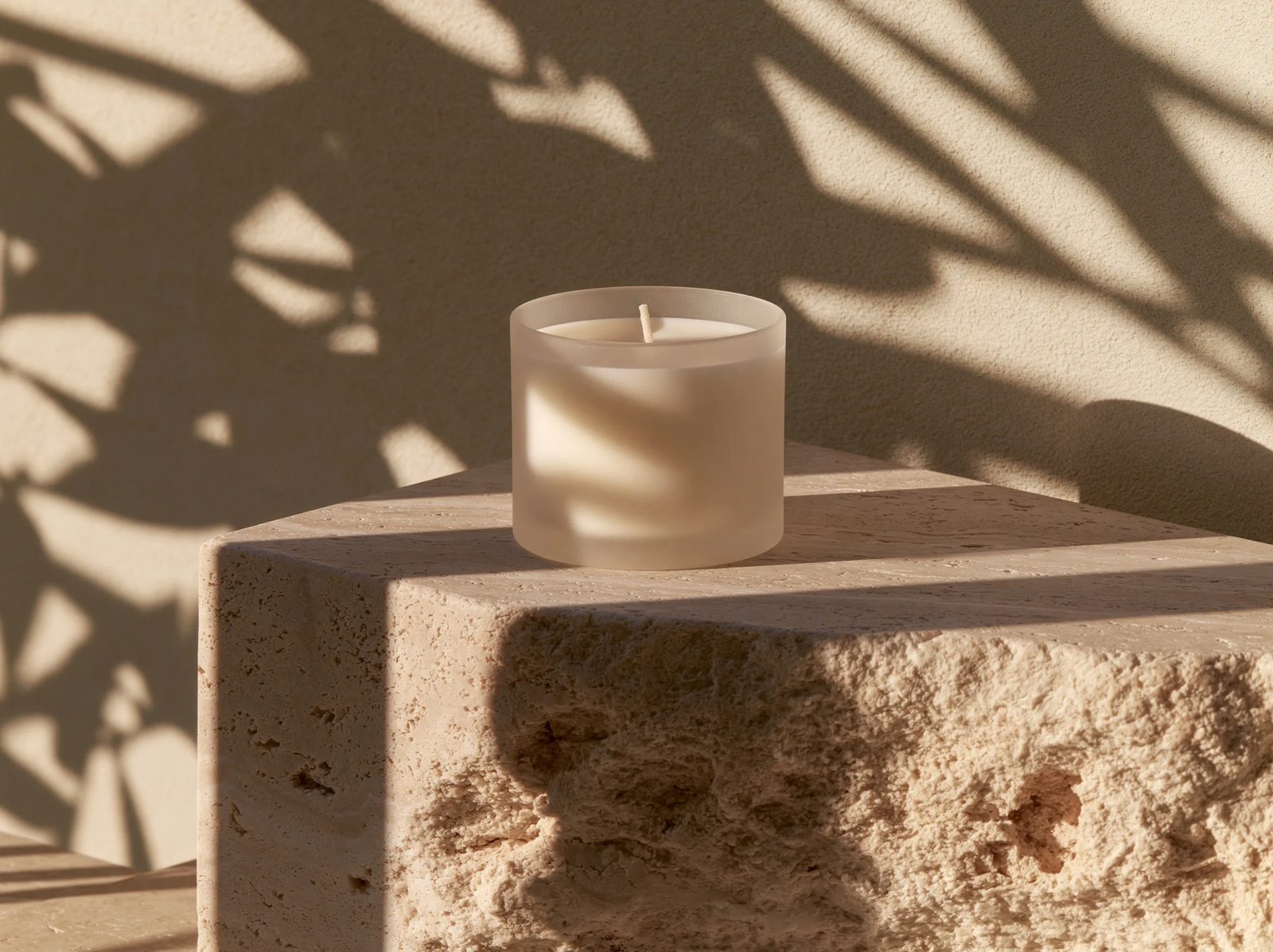 Glass candle vessel — image 4