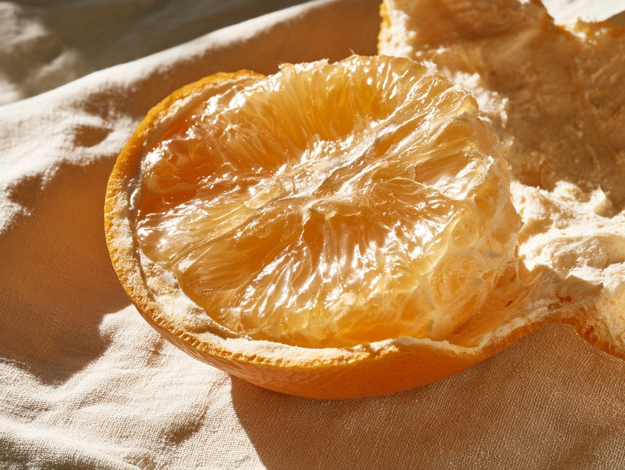 half-peeled citrus — image 2