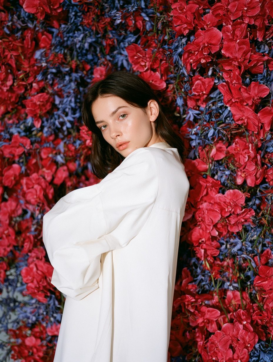 Hyper-saturated floral backdrop — image 4