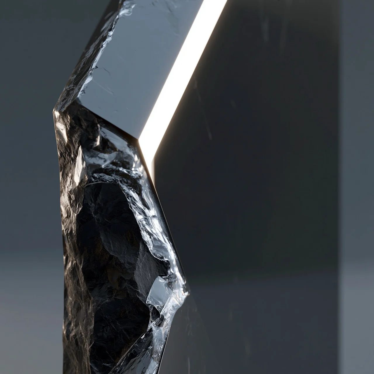 polished obsidian — image 3