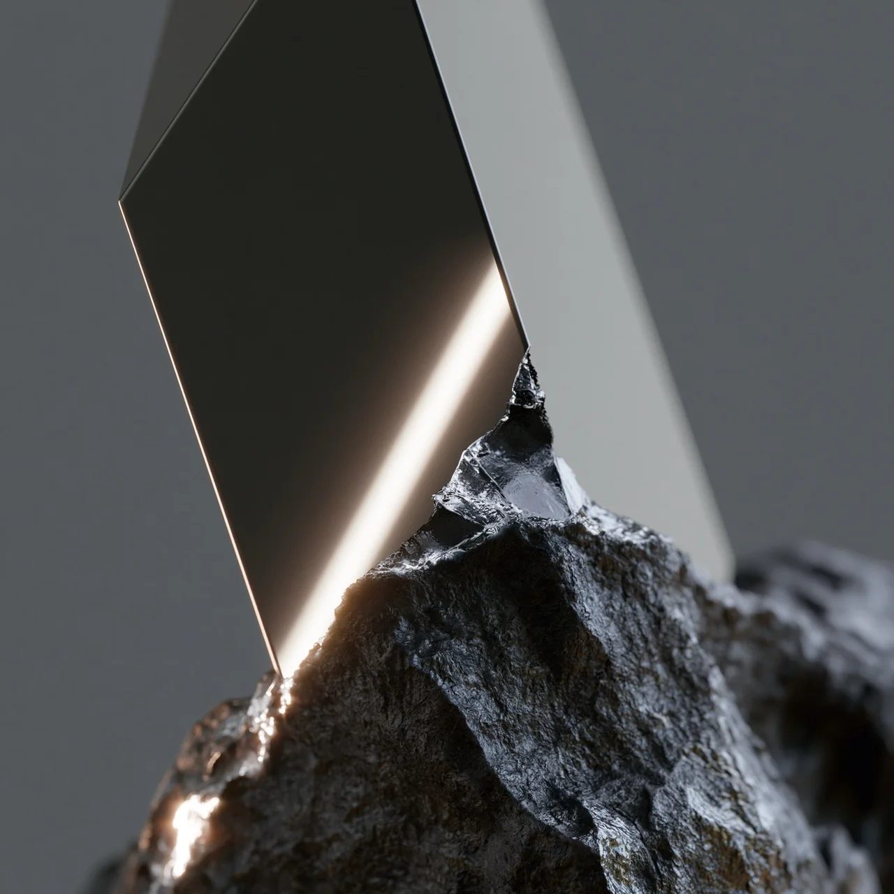 polished obsidian — image 4