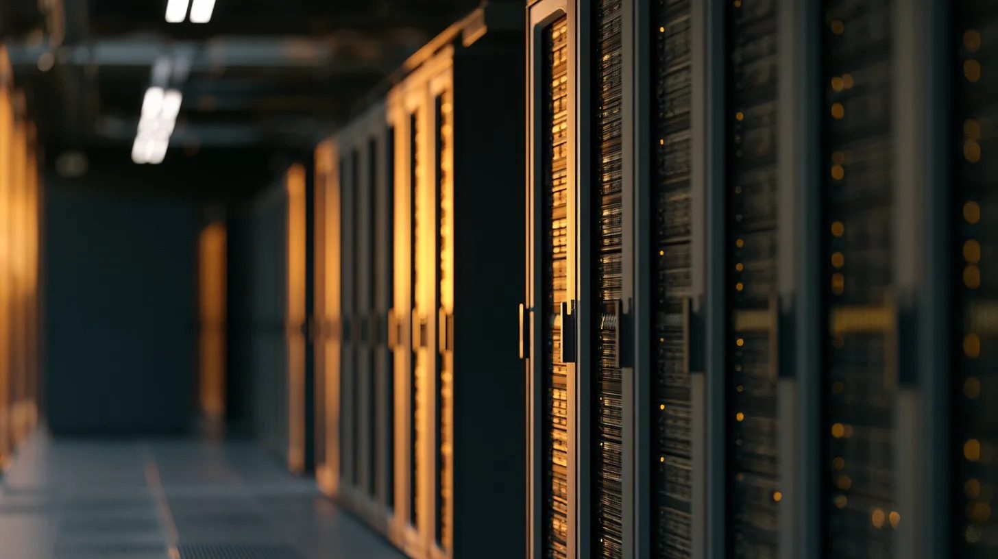 server rack corridor — image 2
