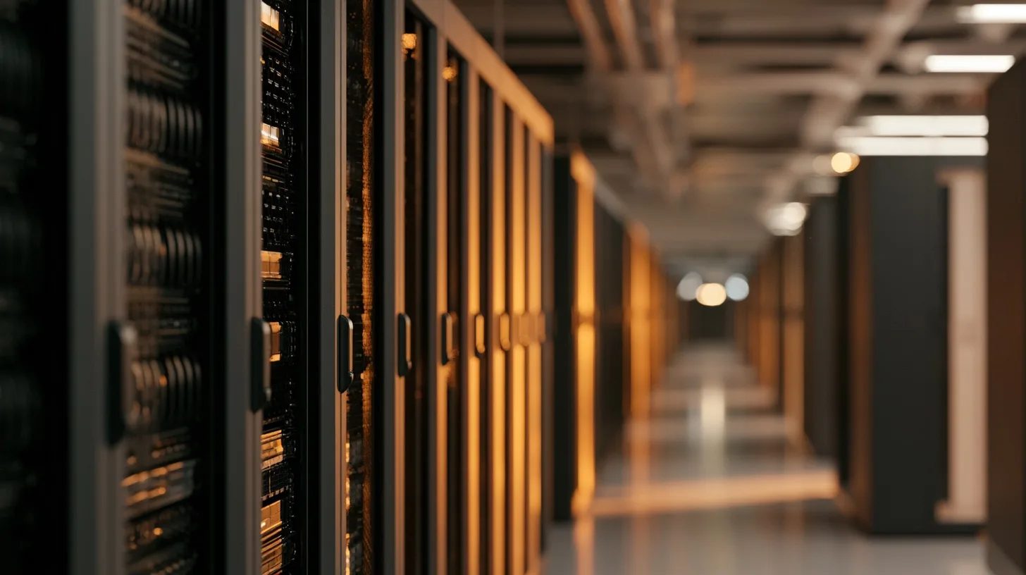 server rack corridor — image 4
