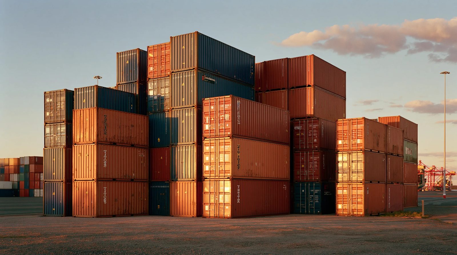 shipping container terminal — image 2