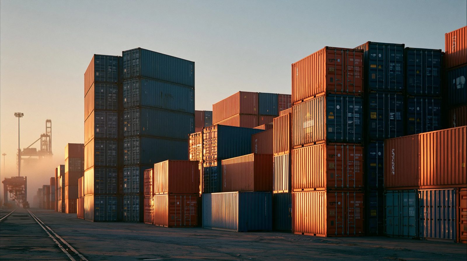 shipping container terminal — image 3