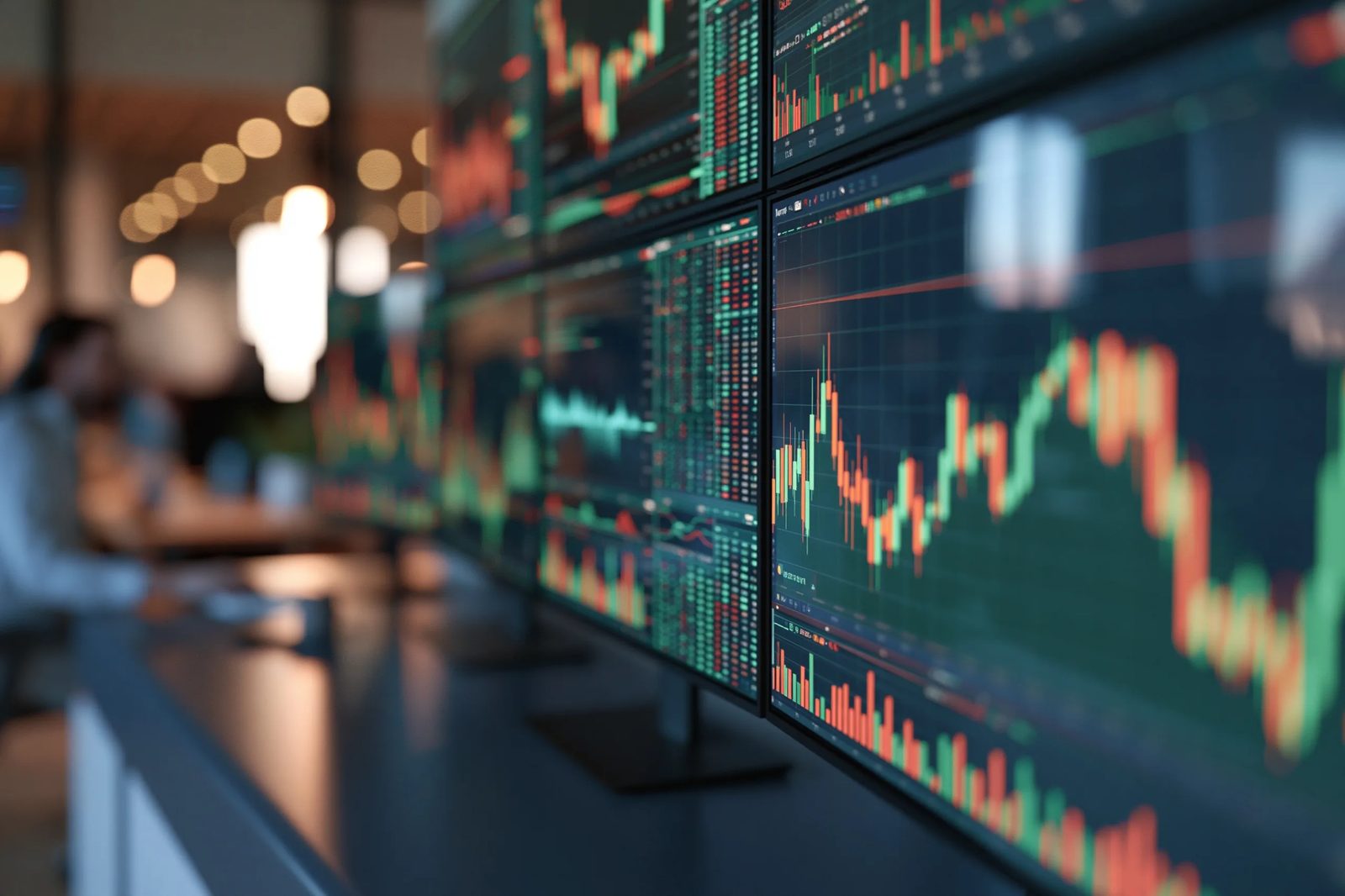 trading monitor wall — image 3