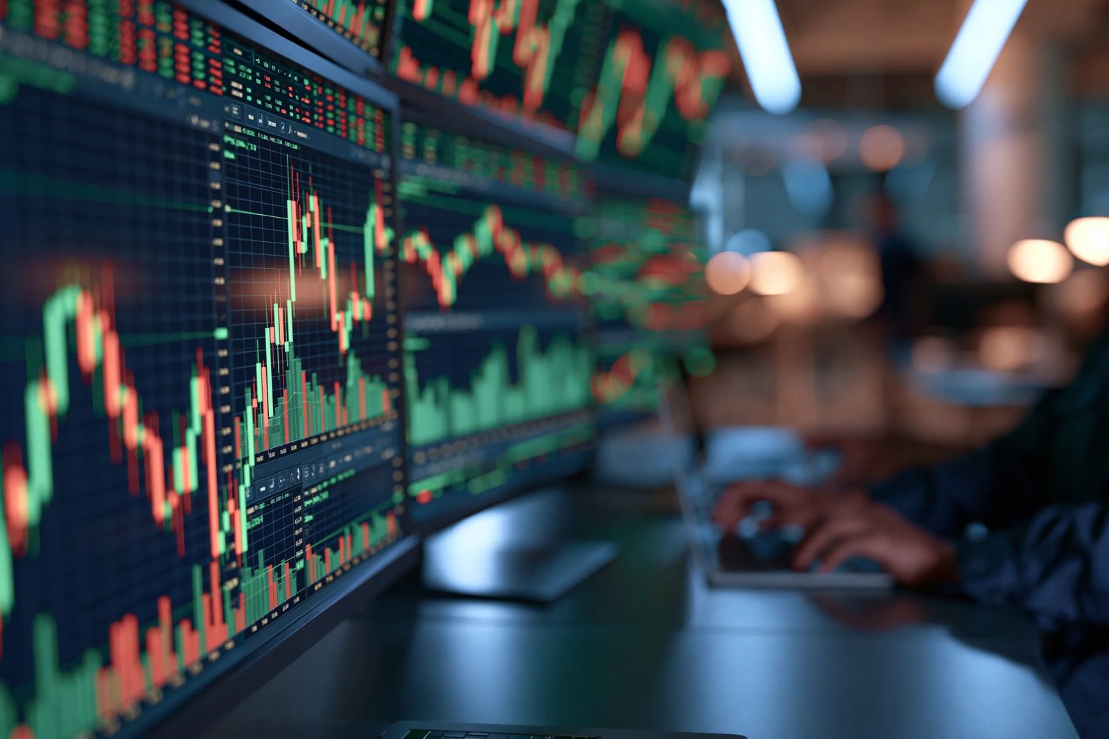 trading monitor wall — image 4