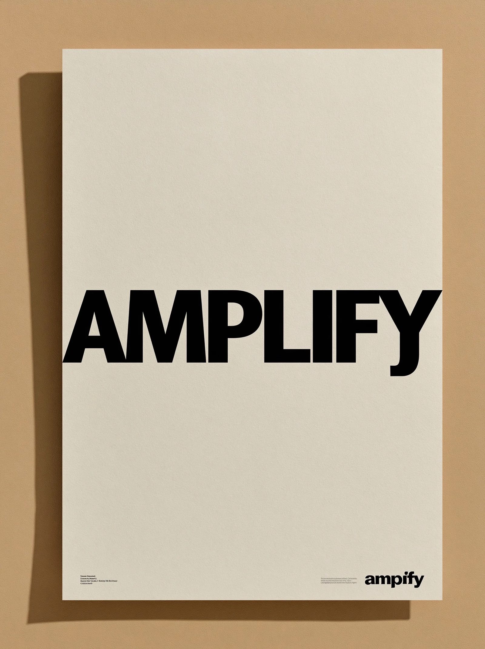 typographic poster — image 2