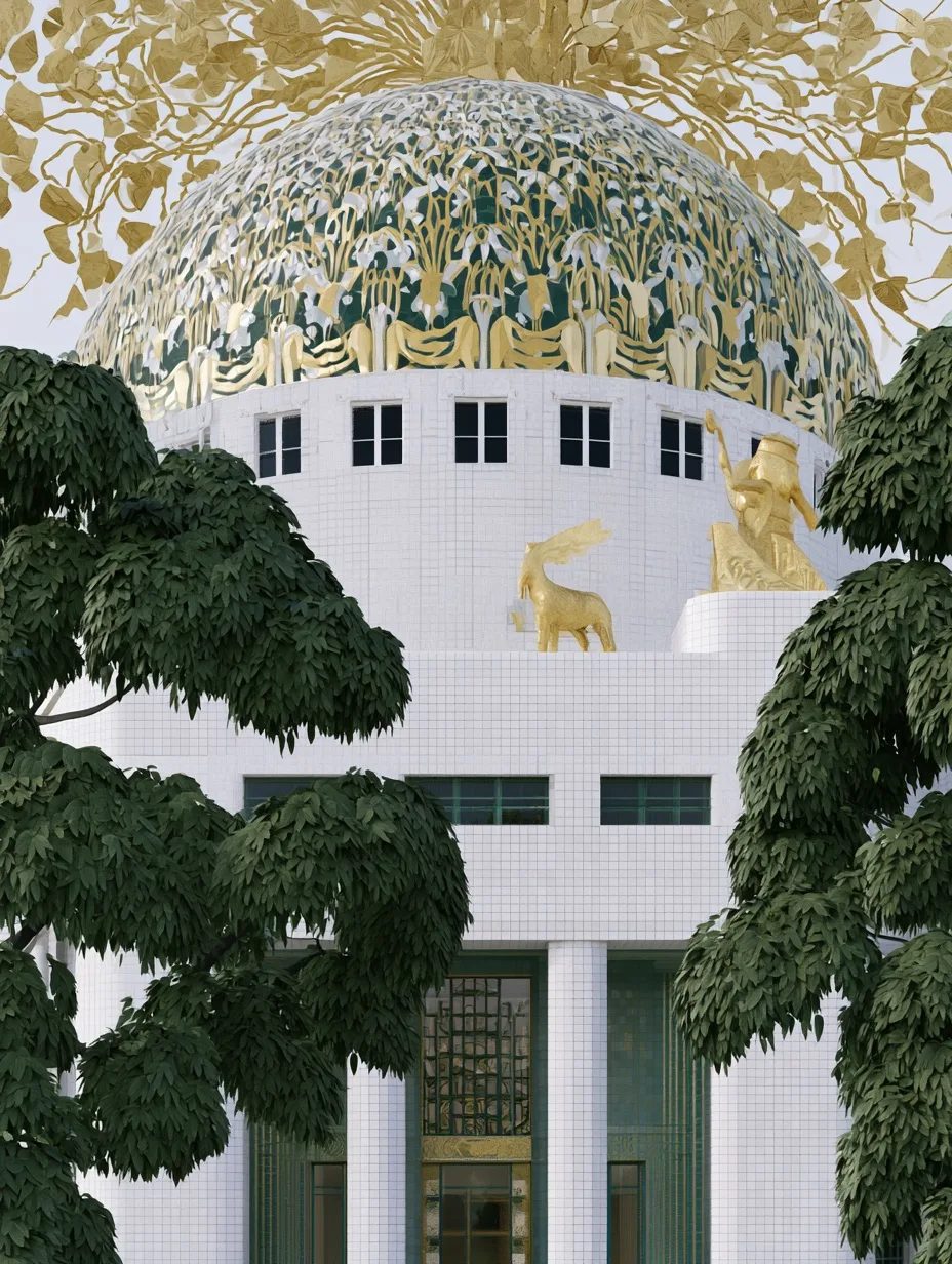 Vienna Secession --ar 3:4 --profile 9gfqdl1