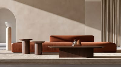 subdued earth tones