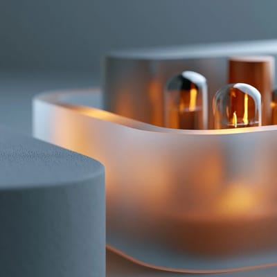frosted glass