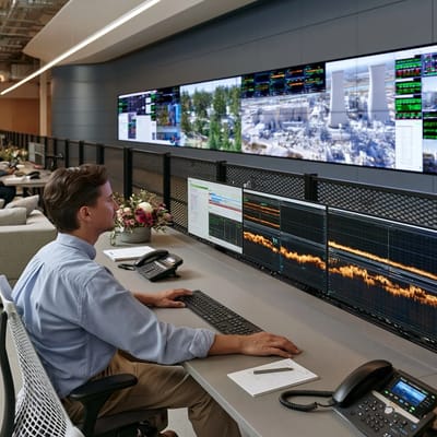industrial control room