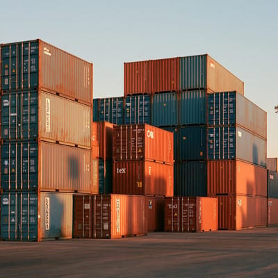 shipping container terminal