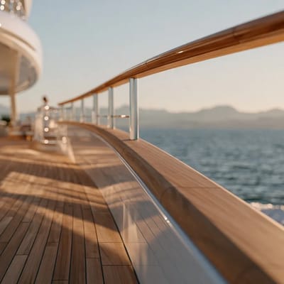 teak wood deck