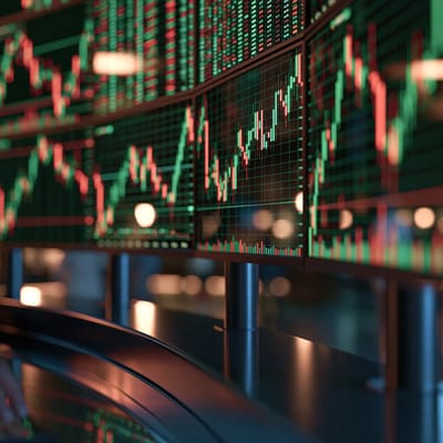 trading monitor wall