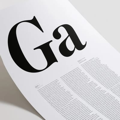 type specimen sheet