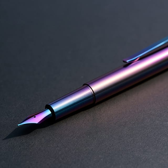 Anodized titanium