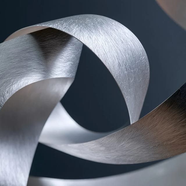 brushed aluminum