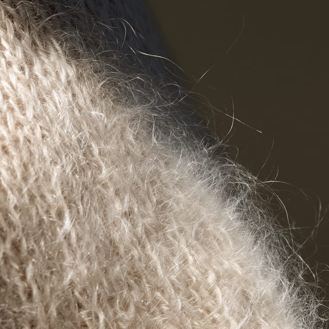 brushed mohair