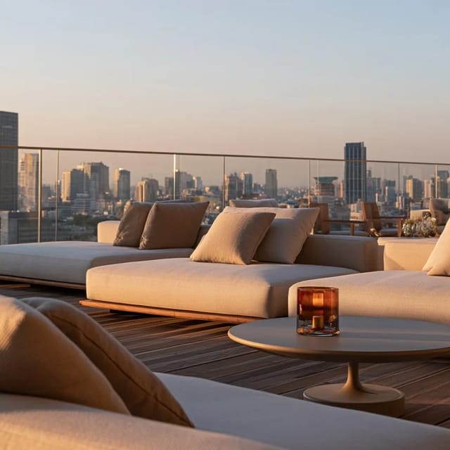 corporate rooftop terrace