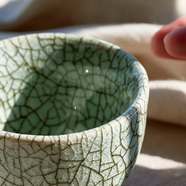 crackle glaze