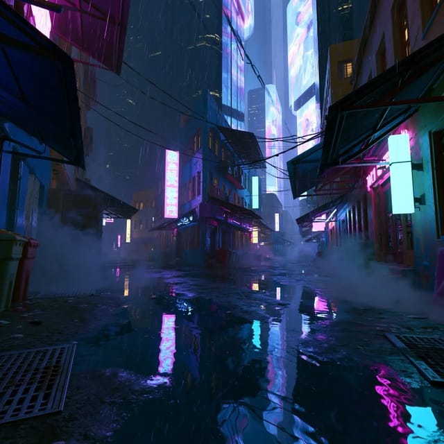 cyberpunk aesthetic