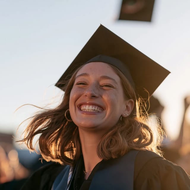 graduation cap toss