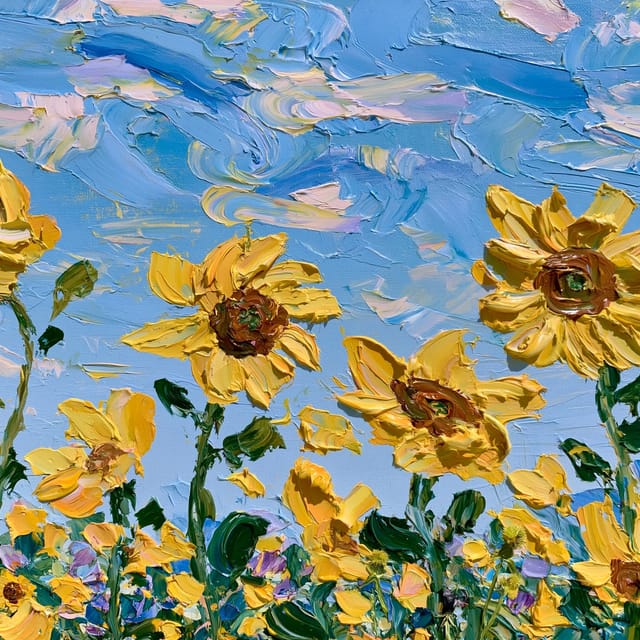 impasto oil painting