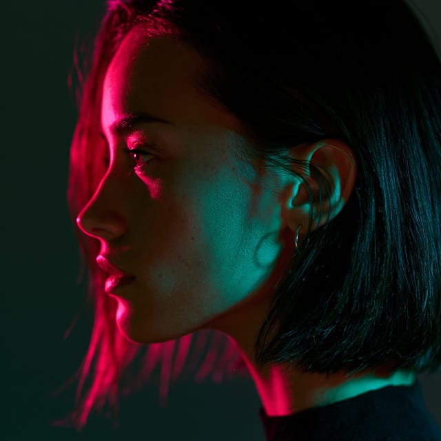 Magenta green split