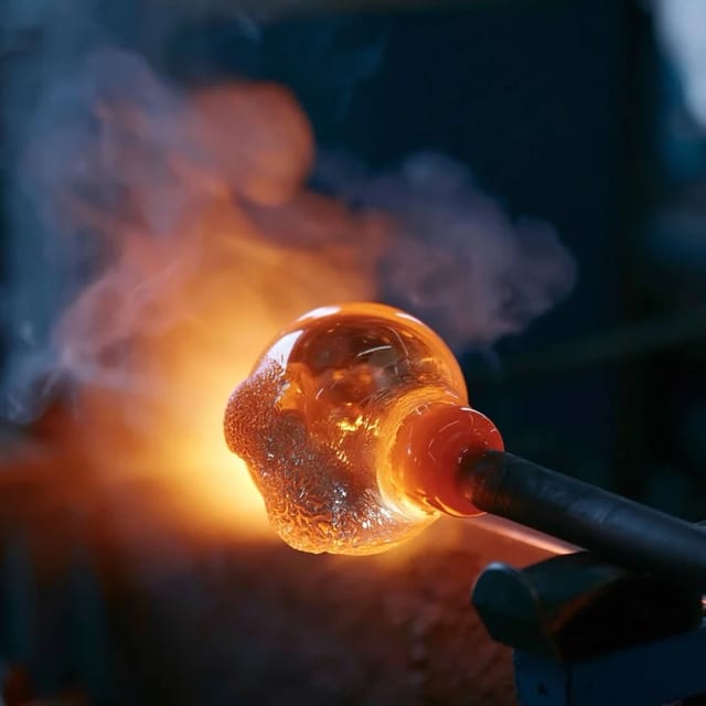 molten glass