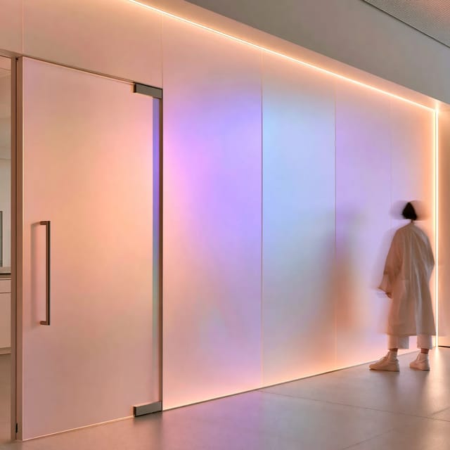 opalescent smart glass