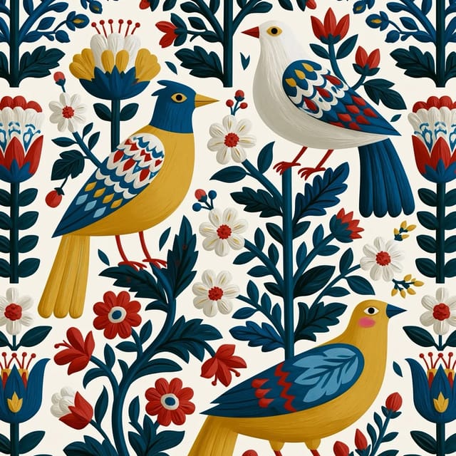 scandinavian folk art