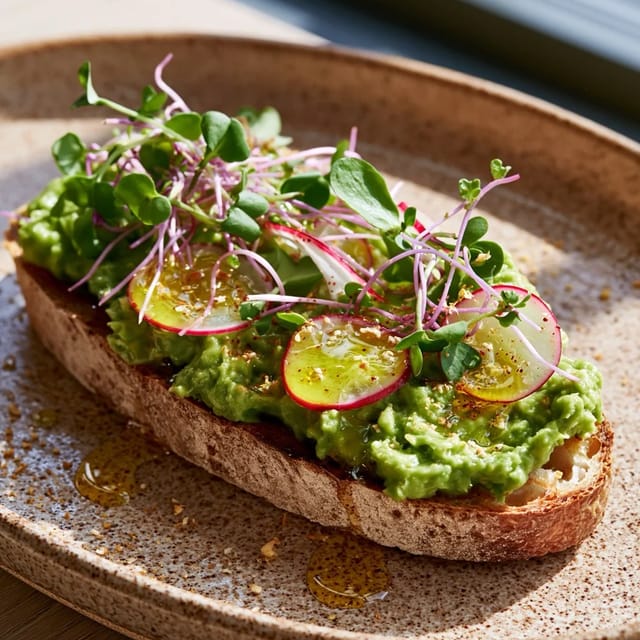 sourdough avocado toast