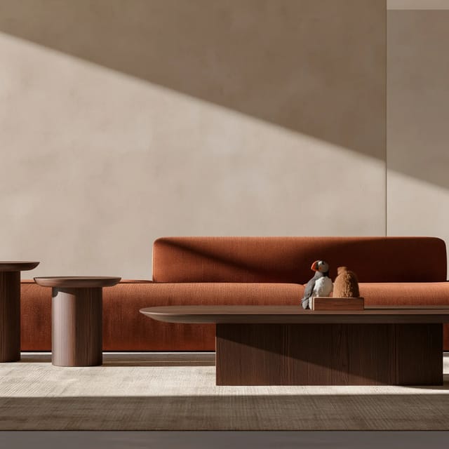 subdued earth tones