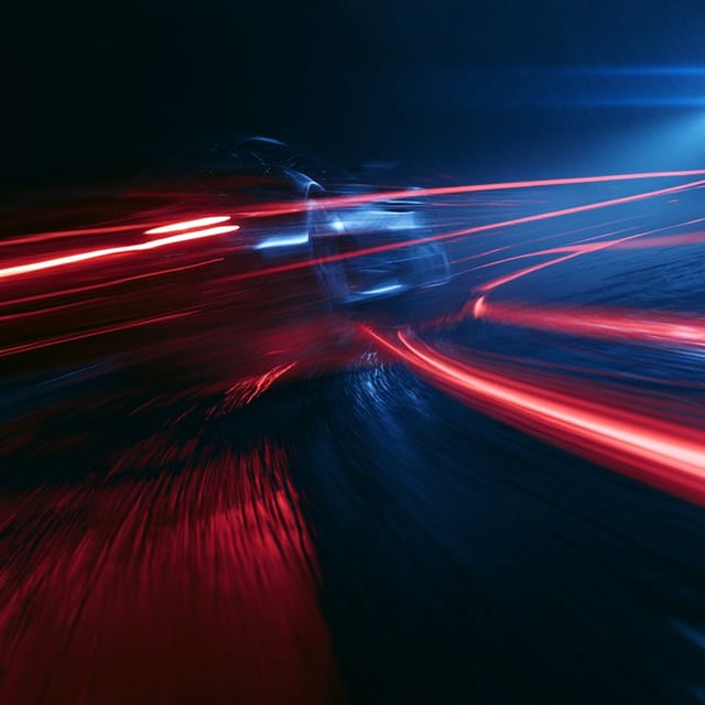 Tail light streak