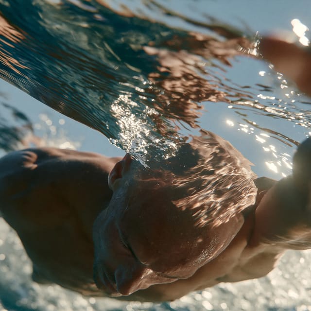 Underwater top-view