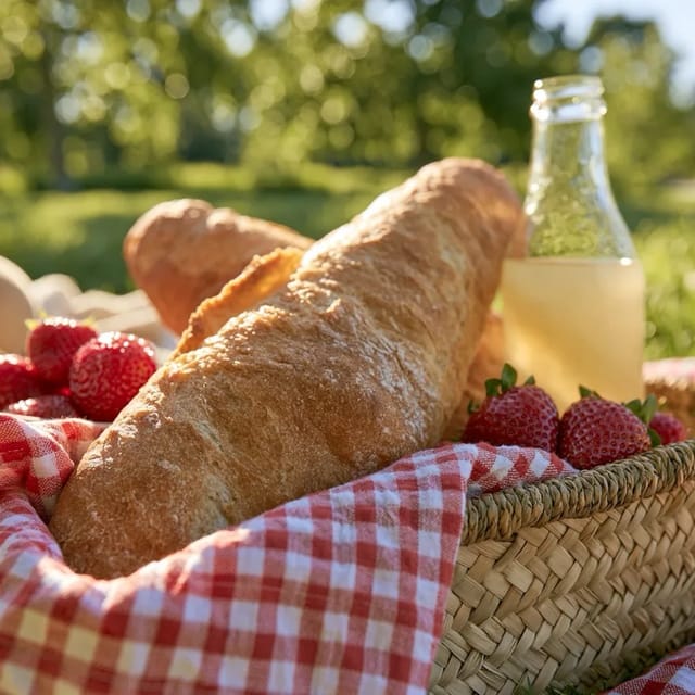 woven picnic basket