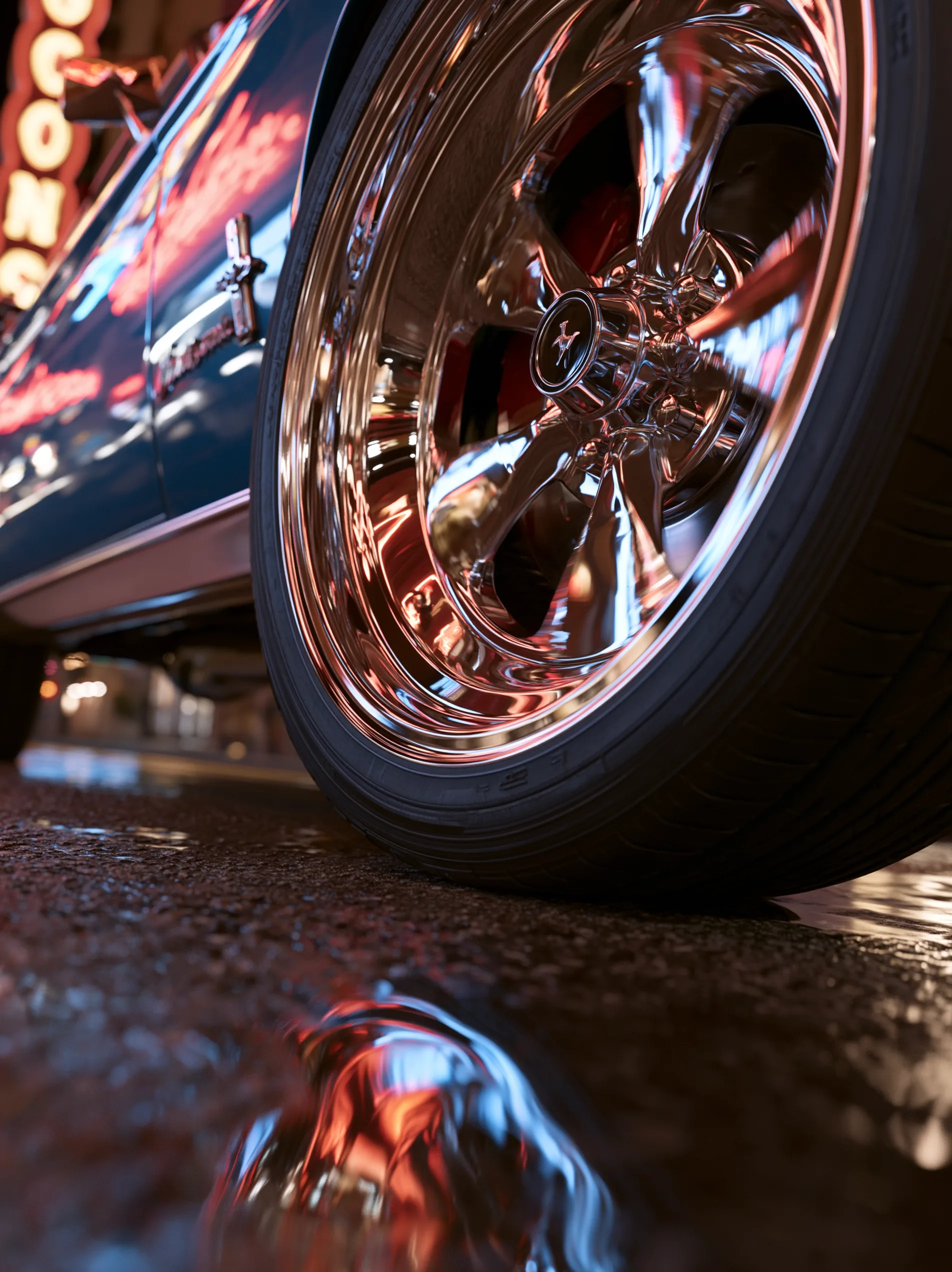chrome wheels